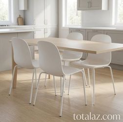 Modern Hard Shell stacking Dining Chair Set