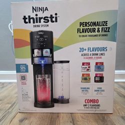 NEW Ninja Thirsti Drink System - Custom Sparkling & Still Water Maker