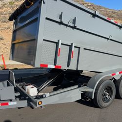 Dump Trailer Color Gray Size 8x12x4 (Six Lugs) Year 2025