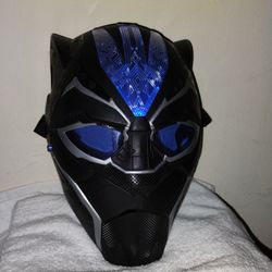 Halloween Costume Face Mask Black Panther Adults And Kids Universal Fitment 