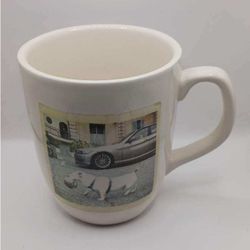 Rae Dunn  Double sided  "keep Calm and carry a ball" Mug  Artisan Collection by Magenta