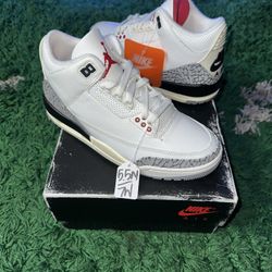 Jordan 3 White Cement 