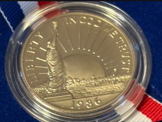 Half dollar 1986. Coin USA.