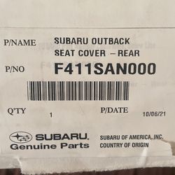 Subaru Rear Seat Covers