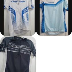 (2)Cannondale Womens Cycling Jerseys- Size Large- (2)$18 Each