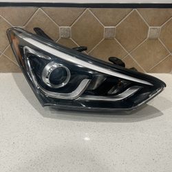 2017 2018 Hyundai Santa Fe Right Passenger Side Xenon Headlight Oem 