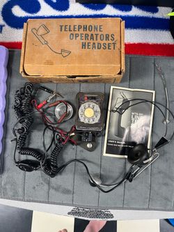 Vintage telephone line test set
