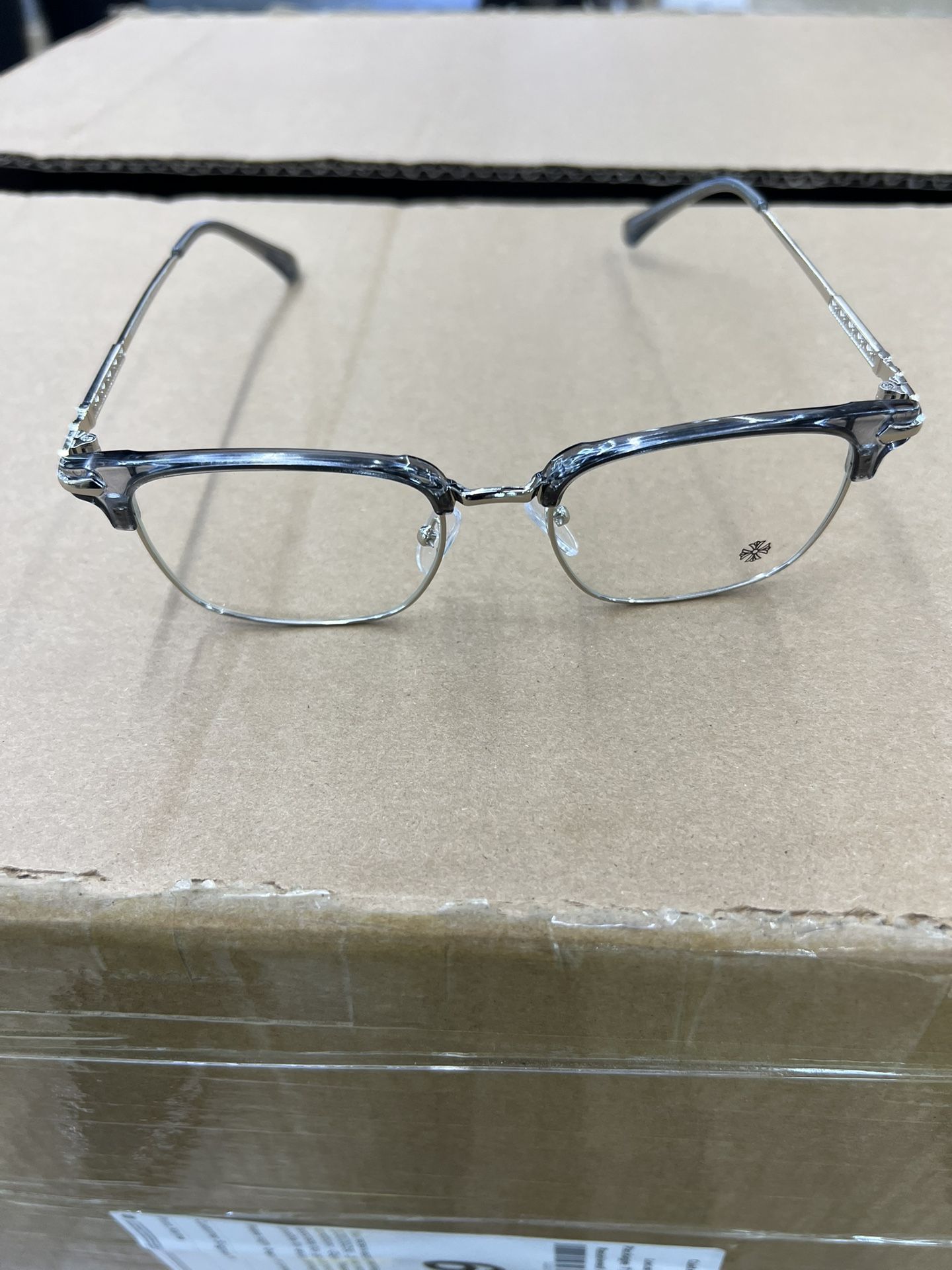 Chrome Heart Clear Glasses