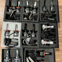 H11/H8/H9 LED Headlight Bulbs, 6500K Fog Lights Car Bulb, 12000Lm DRL or Low Beam, Halogen Replacement Headlight with Fan 