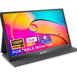 Portable Computer Monitor - For PC/Phone/Gaming/Switch/XBOX/PS5