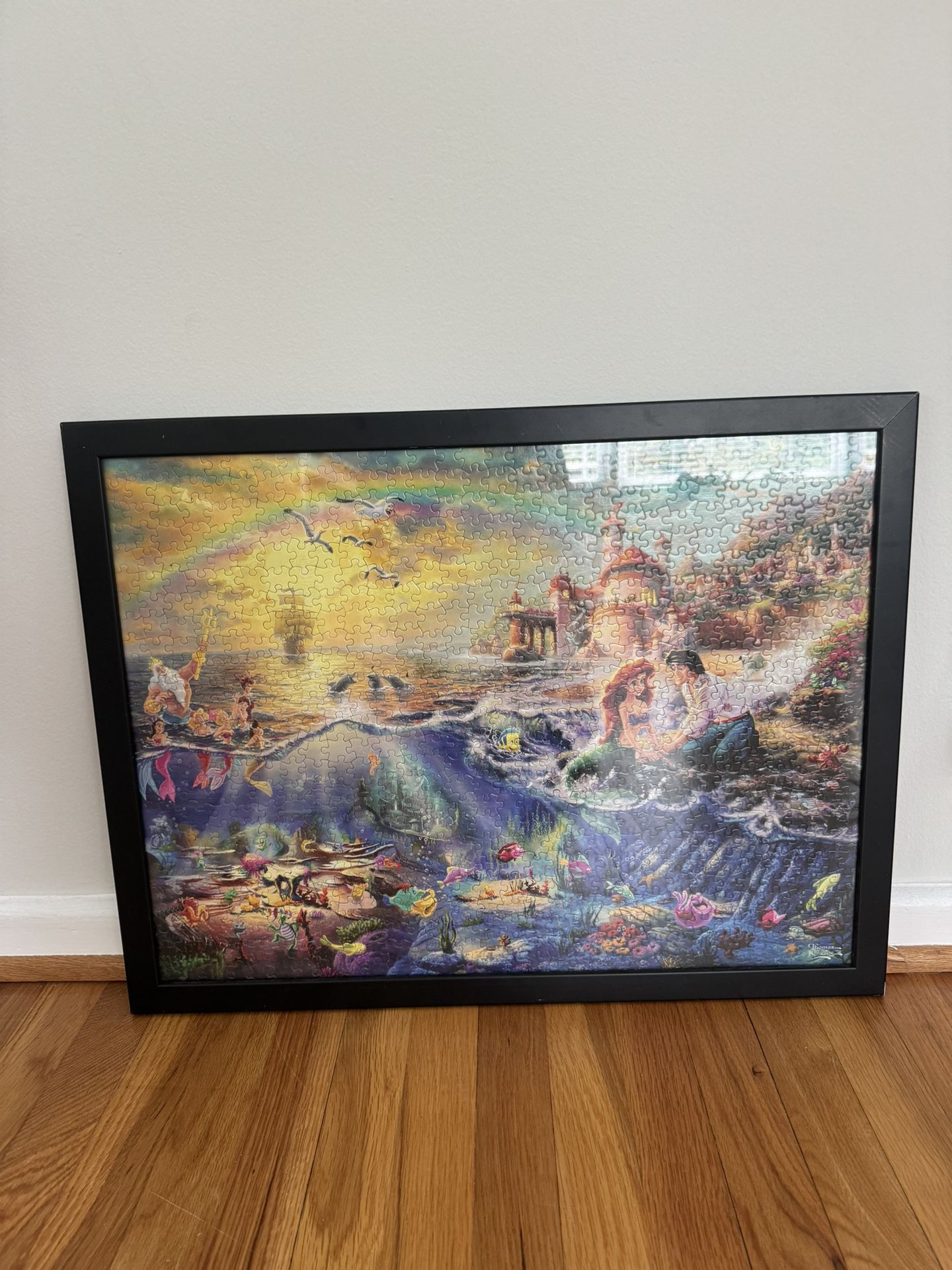 Disney’s The Little Mermaid Framed Puzzle (Art By Thomas Kincaid)