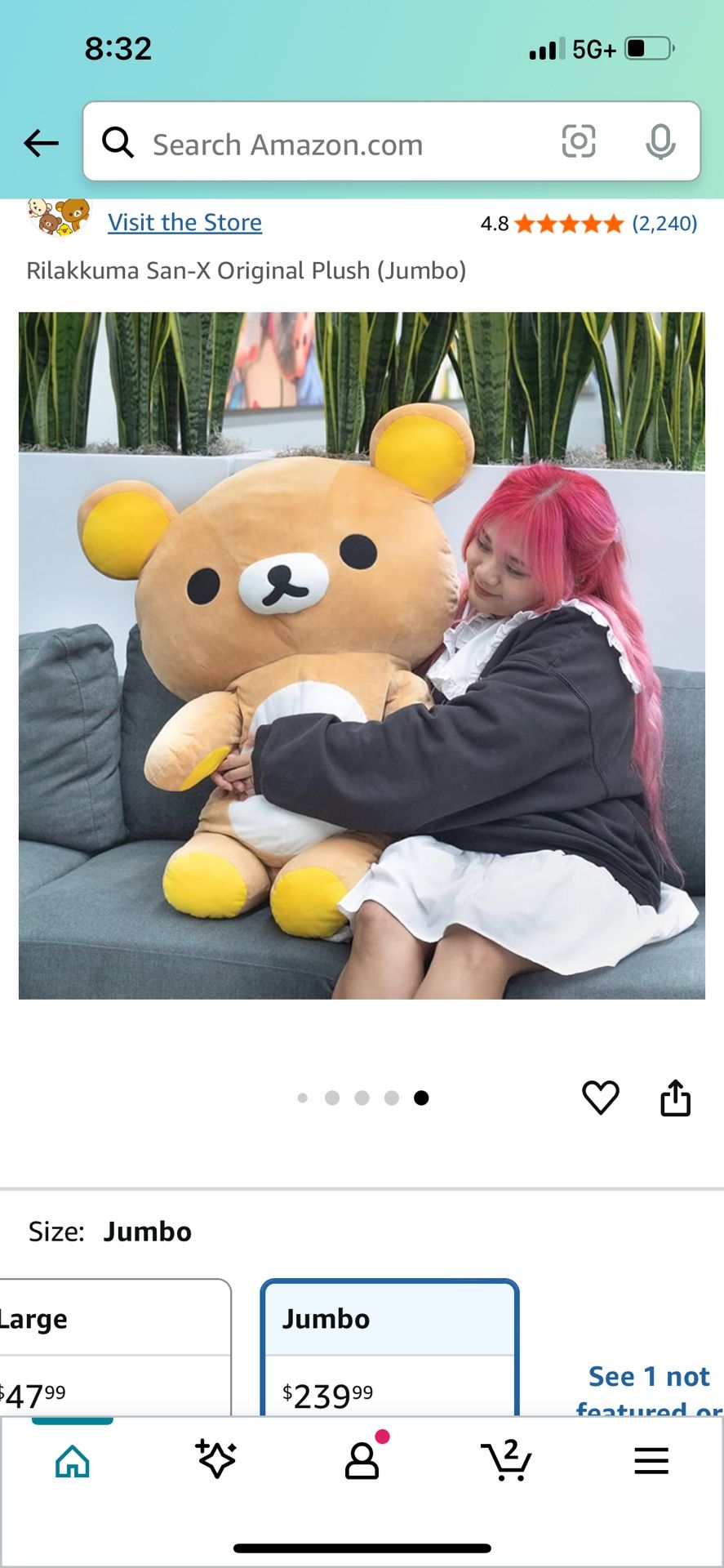 Jumbo Rilakkuma