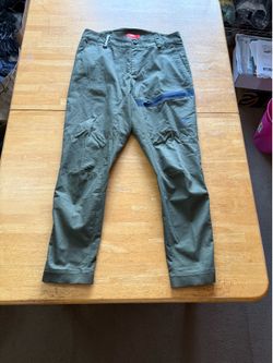 Nike tech woven bonded pants military green Men’s 32