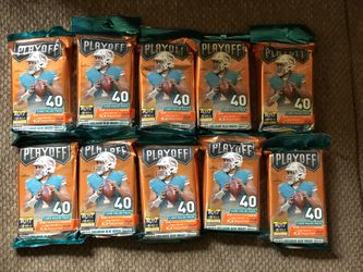 Brand New and Sealed 2021 Playoff Football Fat Packs