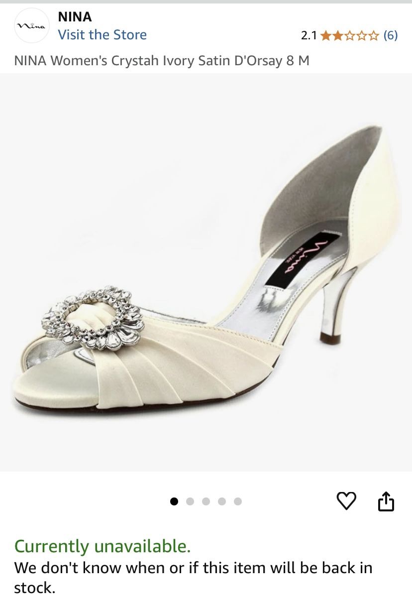 Ivory Satin Peep Toe Kitten Heels