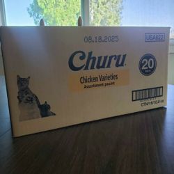 Churu Cat Treats - Chicken Variety - Case Of 320 Tubes