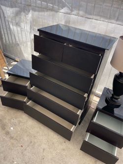 Dresser and nightstands