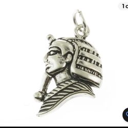 925 Sterling Silver King Tut Charm 