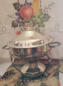 Vintage English Silver Chafing Dish