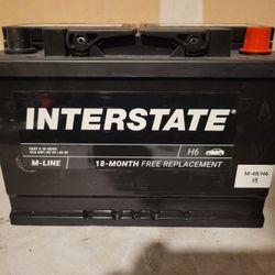 BRAND NEW INTERSTATE M-48/H6 BATTERY