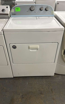 Whirlpool Electric Dryer – White, top lint filter, ready to go