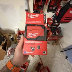 Milwaukee Red lithium Usb Bluetooth Job Site Earbuds