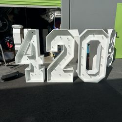 Marquee numbers