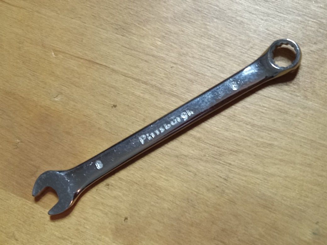 Pittsburg Metric 8 Chrome Vanadium Wrench