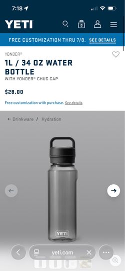 🆕 Yeti Yonder 34oz Water Bottles