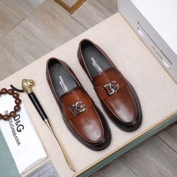 Dolce Gabbana Men’s Leather Shoes With Box 2026 New 