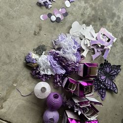 Purple Butterflies Party Supplies