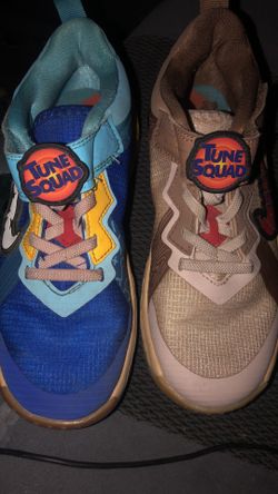Lebrons space jam boys shoes
