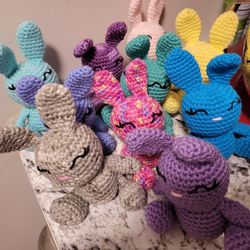 Hand Crocheted Bunnies.   $5 Each
