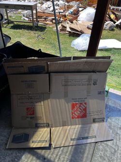 Home Depot Moving boxes