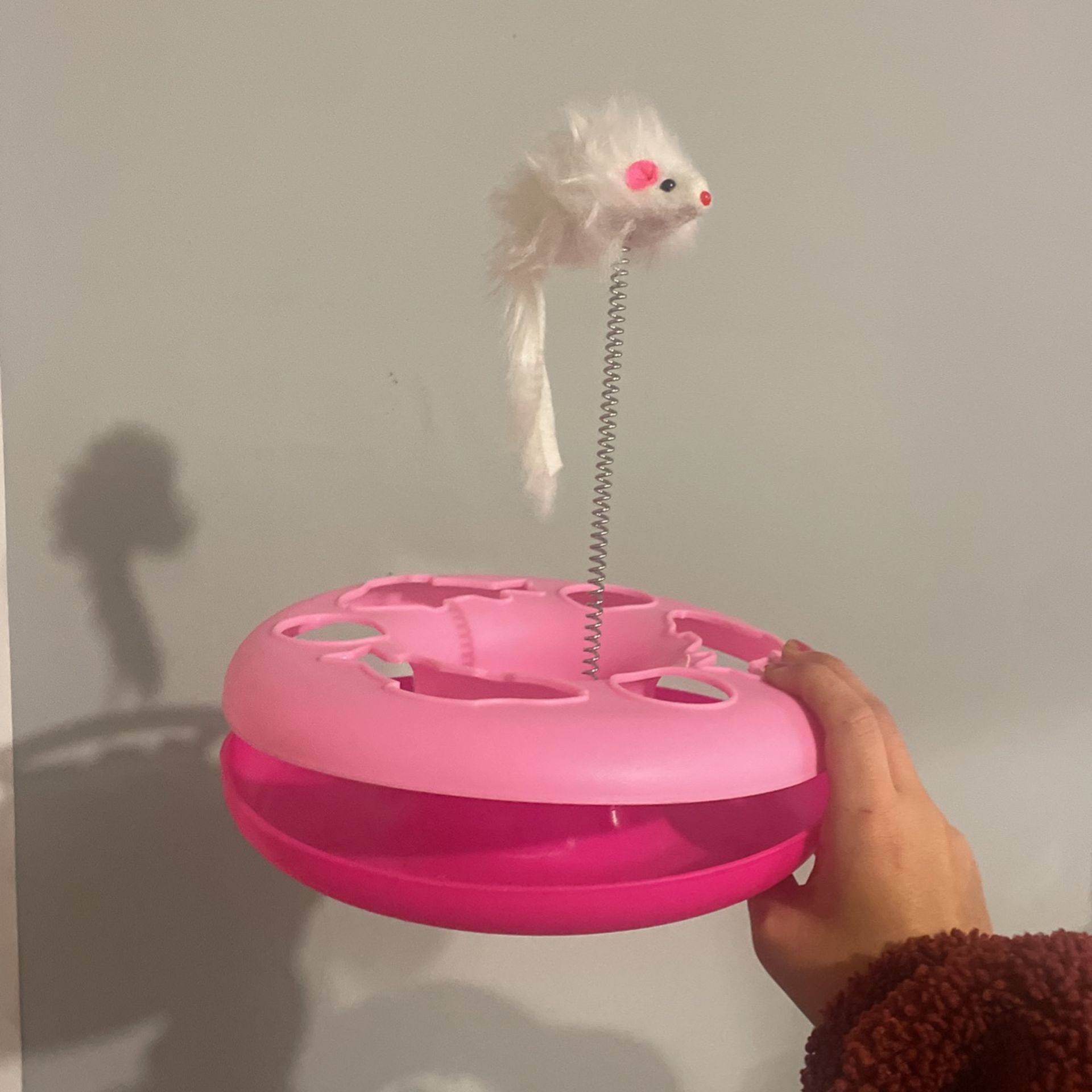 pink cat toy