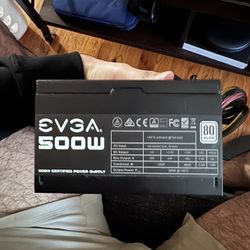 EVGA 500w PSU