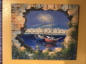 Oil painting on canvas