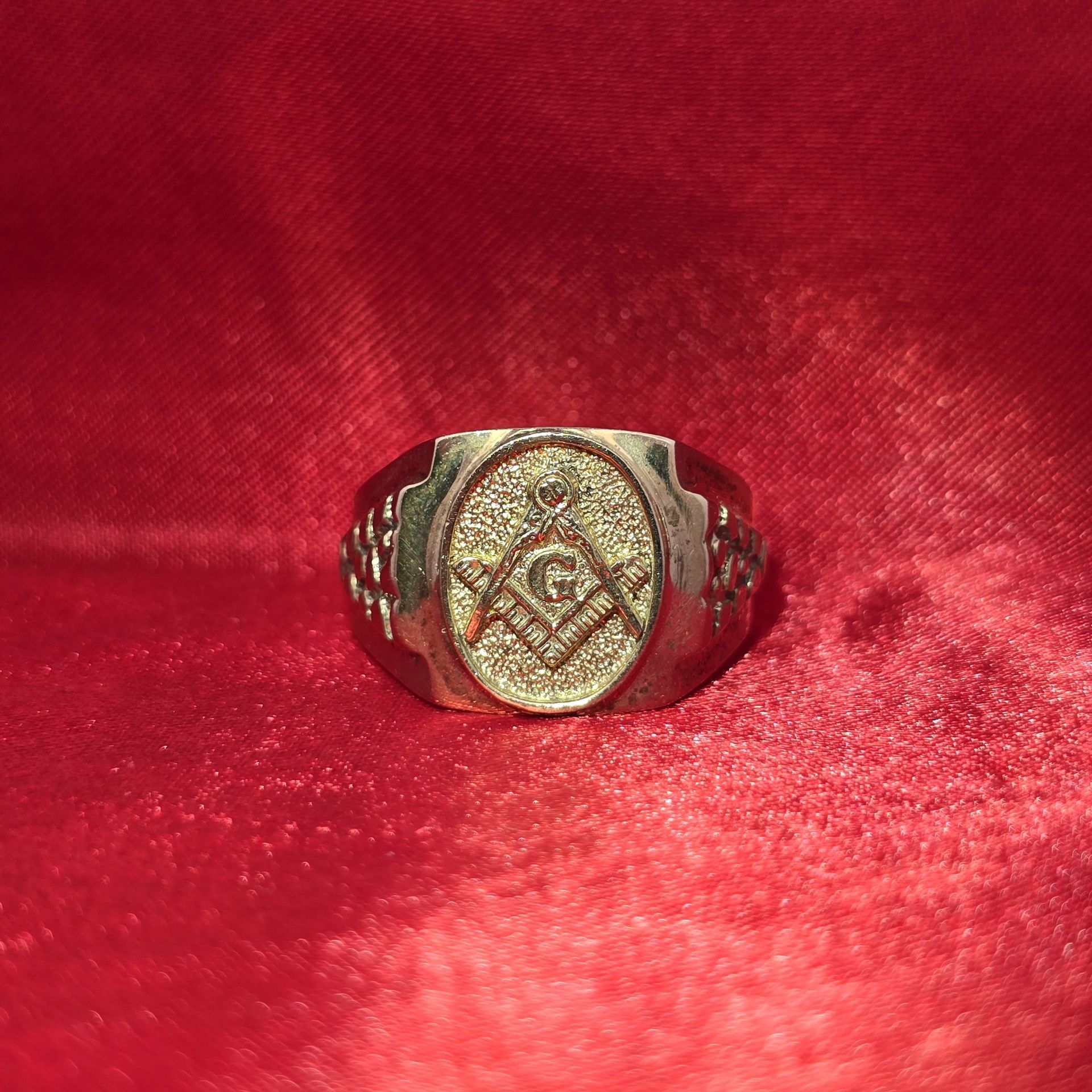 10k Gold Masonic Ring