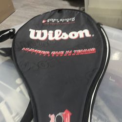 Wilson  tennis racquet bag.  