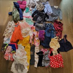 100+ Girl's Size 4T/4- Leggings, Dresses, Jackets, Jumpsuits, Shorts, Swim Suits, Shirts, Jeans-Ralph Lauren ,Juicy, Old Navy, Seven 7, Osh Kosh, HM