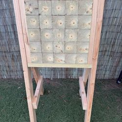 Handmade Knife Throwing Target Stand