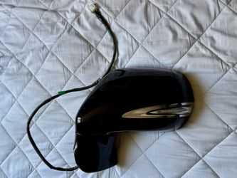 2010 Lexus RX450H Left Driver Side Mirror Assembly Obsidian Black Wire 14 Wire