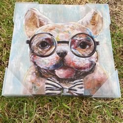 French Bulldog painting