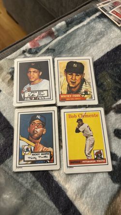 Porcelain baseball cards