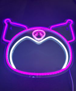 Kuromi Mirror Neon LED Sign
