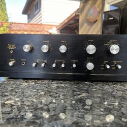  Sansui AU-555A Amplifier Wood Case 