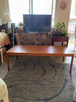 Modern Danish teak coffee table