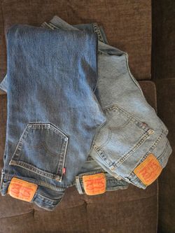Levi Strauss 505 used jeans