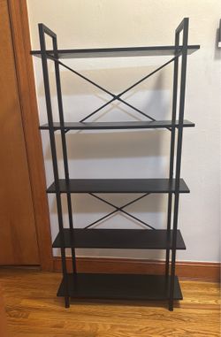 NEW Black Bookshelf