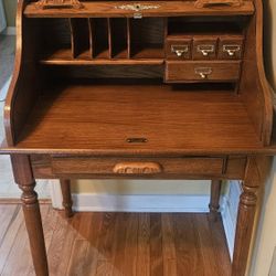 Roll Top Desk, Vintage Smaller Scale